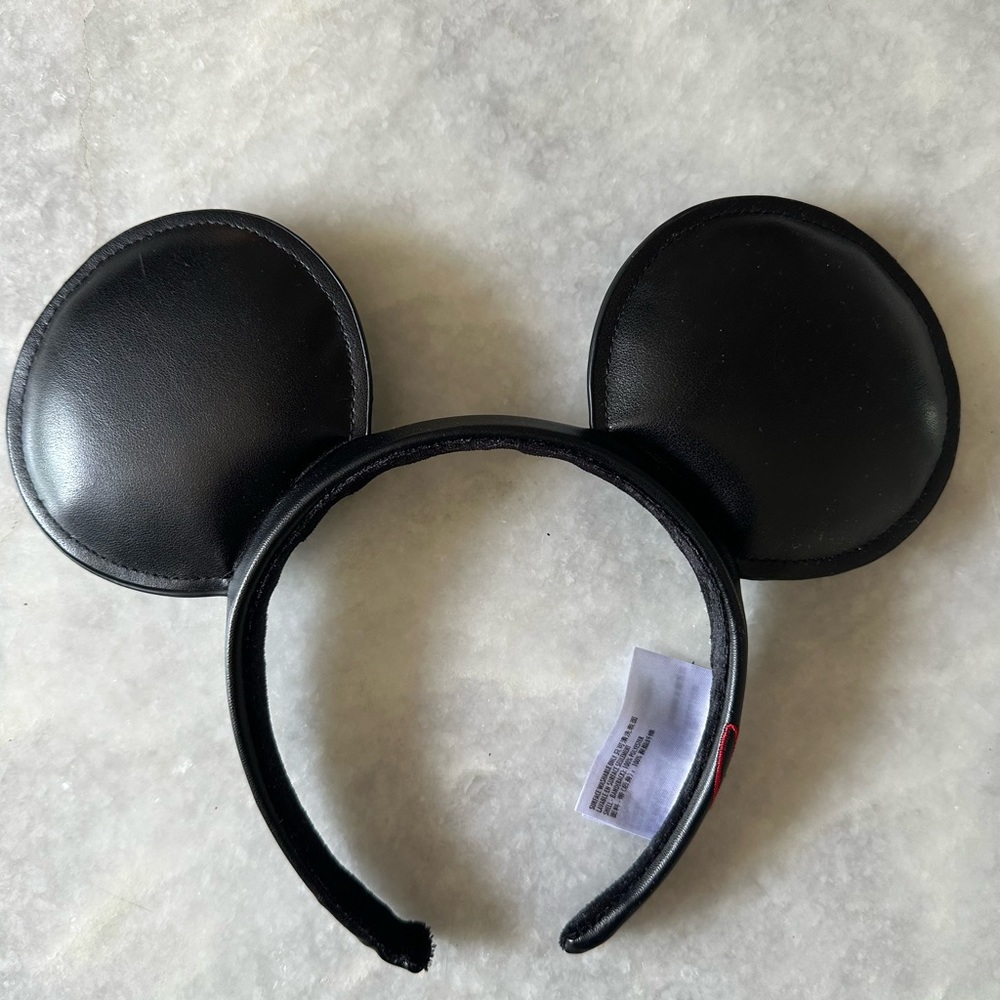 Authentic Leather Mickey Mouse Ears